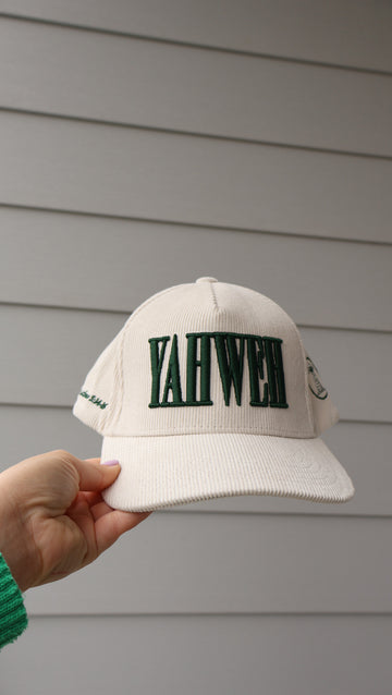 Yahweh Light Stone Corduroy Snapback Trucker Hat