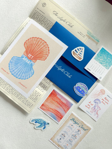The Light Club's September Christian Snail Mail: Set Apart