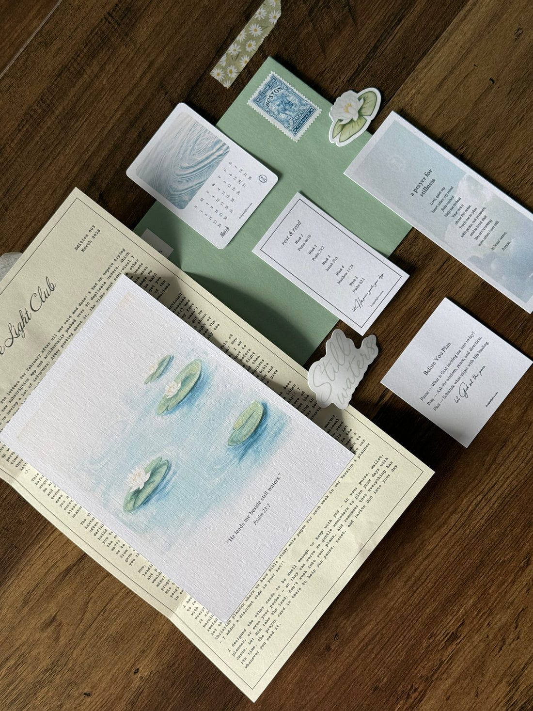 THE LIGHT CLUB — Monthly Christian Snail Mail Subscription - OPEN FOR APRIL 2026 NOW