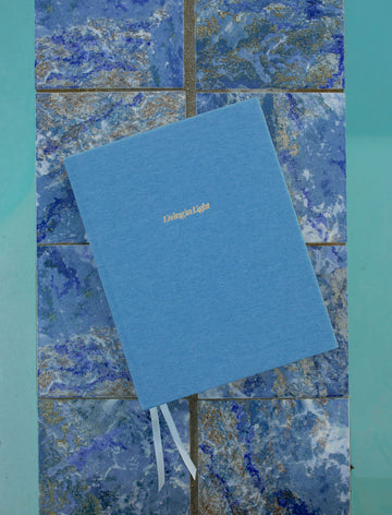 Sky Blue Denim V3 Undated Modern Christian Planner – Faith-Based Planner - Bible Study, Sermon Notes, Prayer Requests, Goal Setting, Finances & More