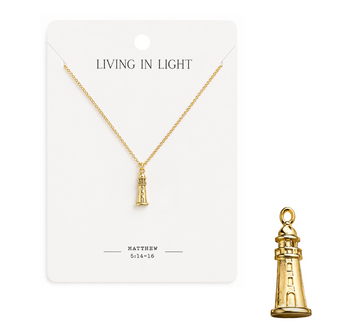 PRE-ORDER Gold Lighthouse Necklace