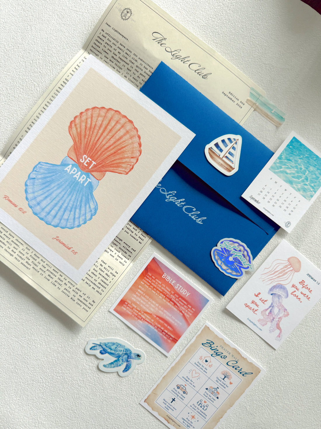 THE LIGHT CLUB — Monthly Christian Snail Mail Subscription - OPEN FOR SEPTEMBER 2026 NOW