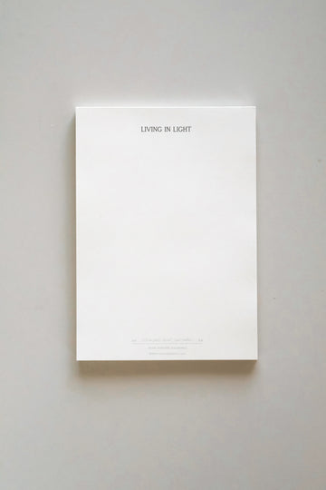 Living in Light Faith-Based Blank Notepad